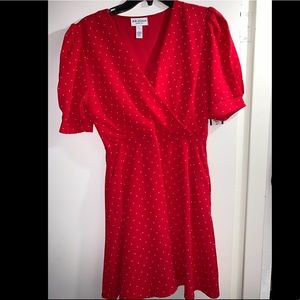 Arizona Red with White Polka Dot Dress
